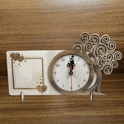 Orologio con foto e albero della vita